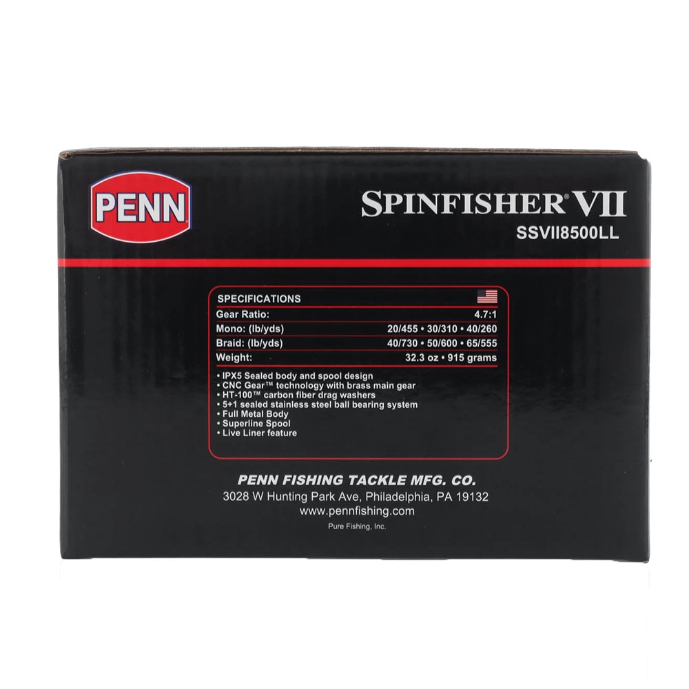PENN Spinfisher VII Live Liner 8500LL Spinning Reel