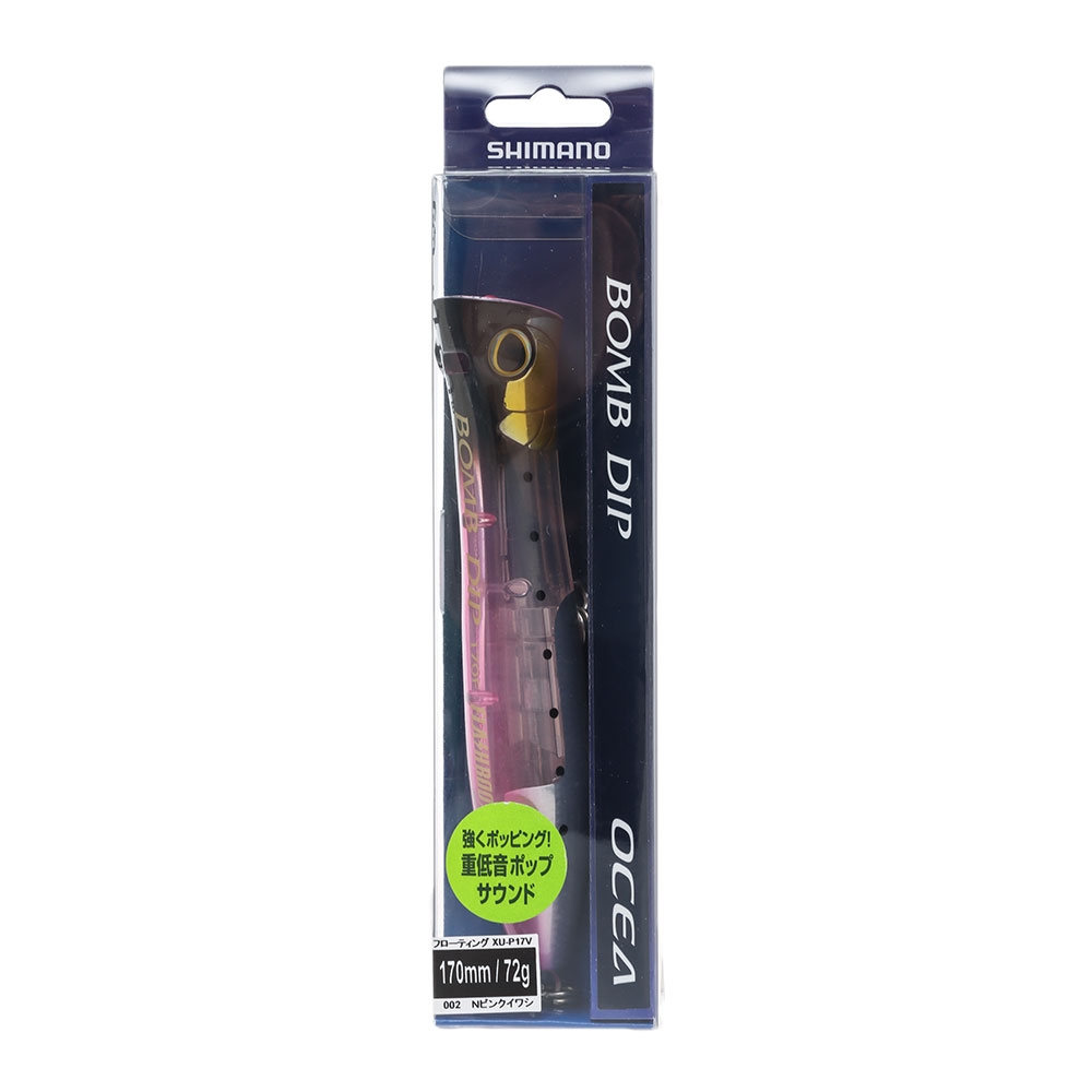 Shimano Ocea Bomb Dip Flash Boost Floating Popper 170mm 72g Pink