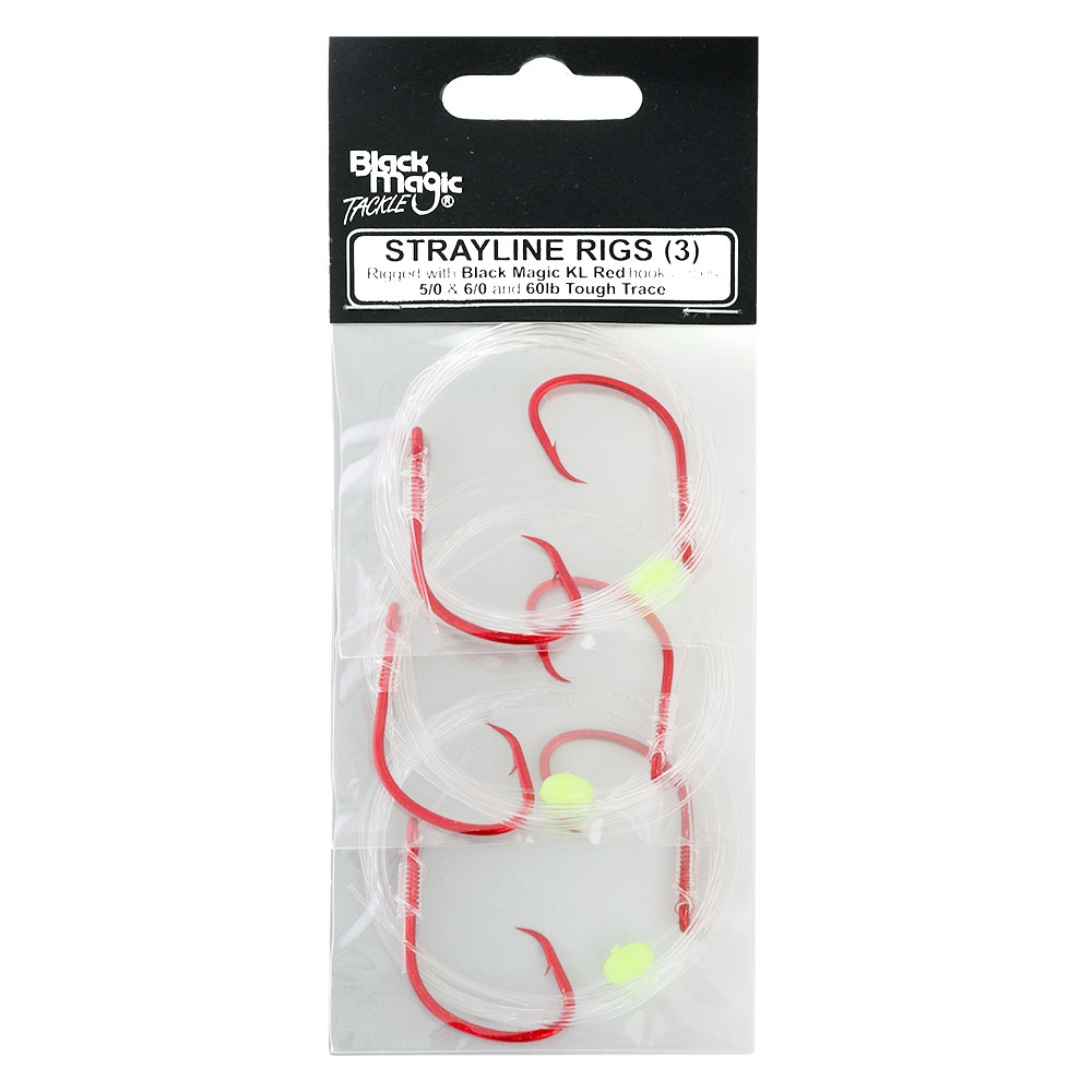 Black Magic KL Red Hook Strayline Rig 5/0 and 6/0