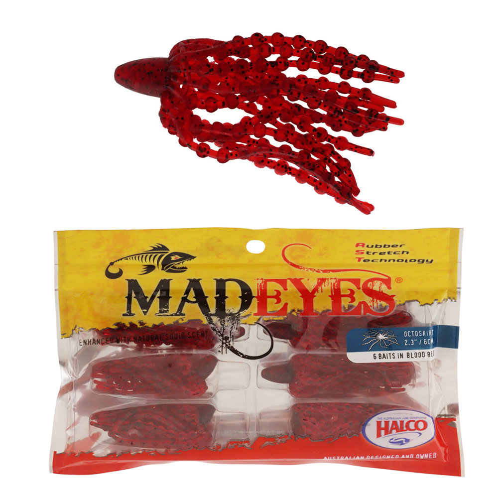 Halco Madeyes Octoskirt Blood Red