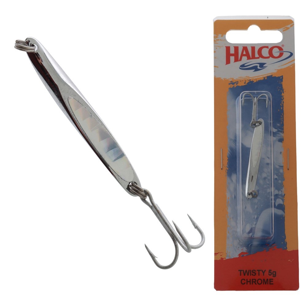 Halco Twisty Metal Lure Chrome