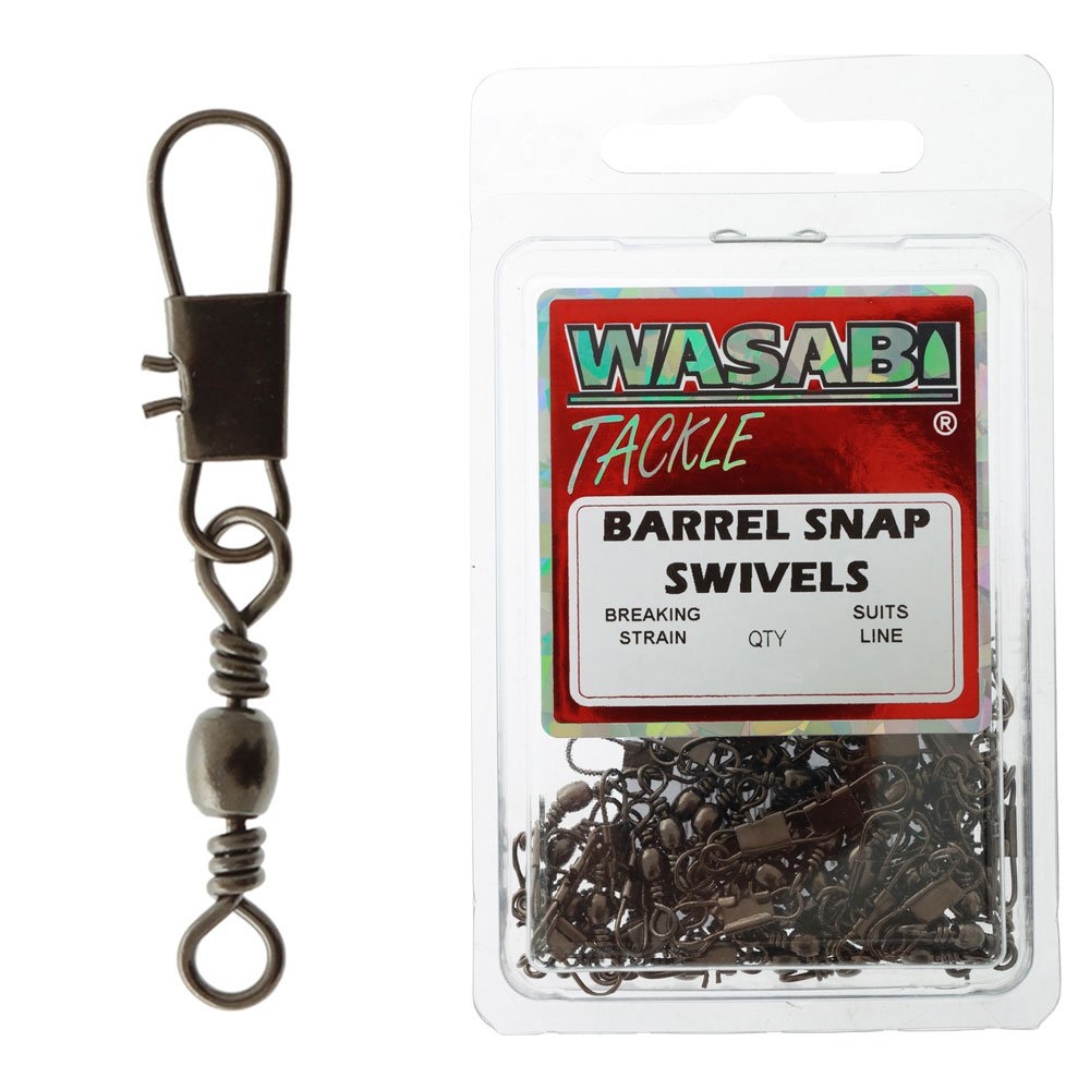 Wasabi Tackle Snap Swivel Pack