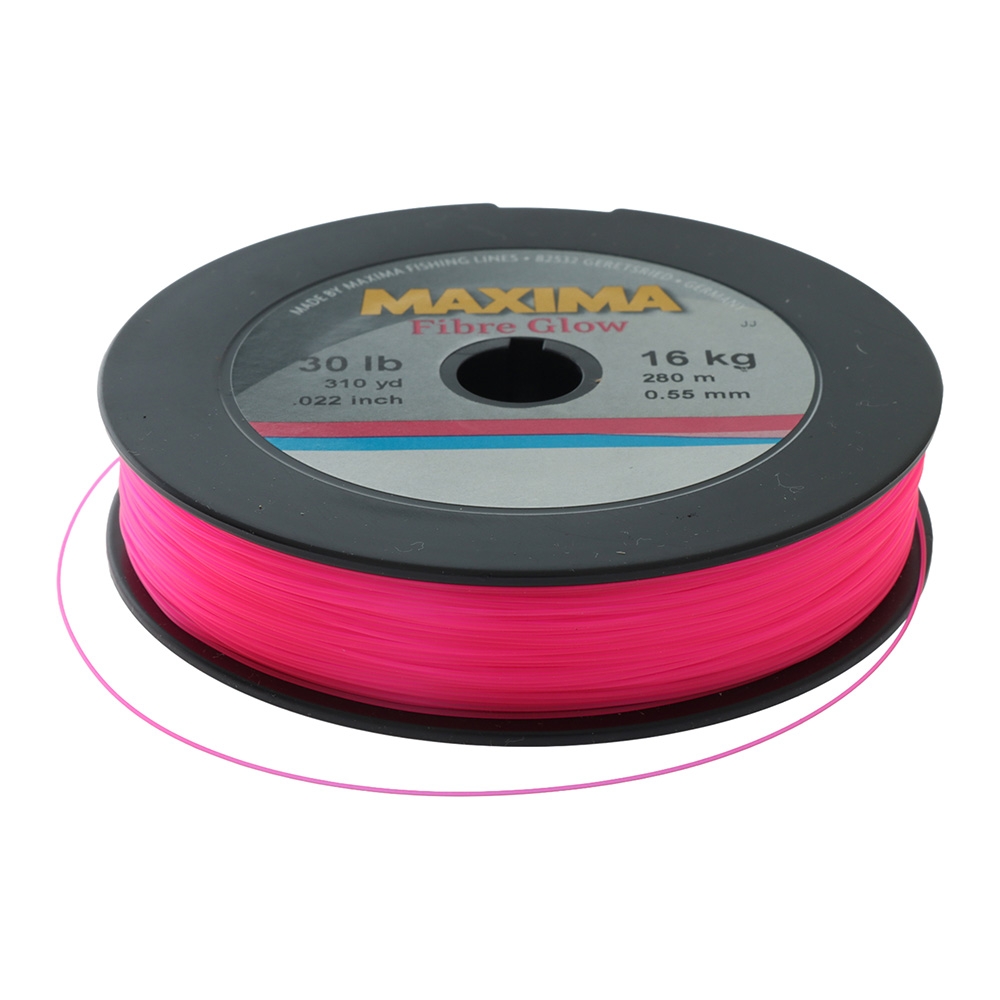 Maxima Fibre Glow Pink Monofilament Line 280m 30lb 0.55mm