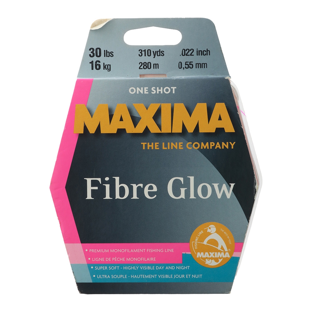 Maxima Fibre Glow Pink Monofilament Line 280m 30lb 0.55mm