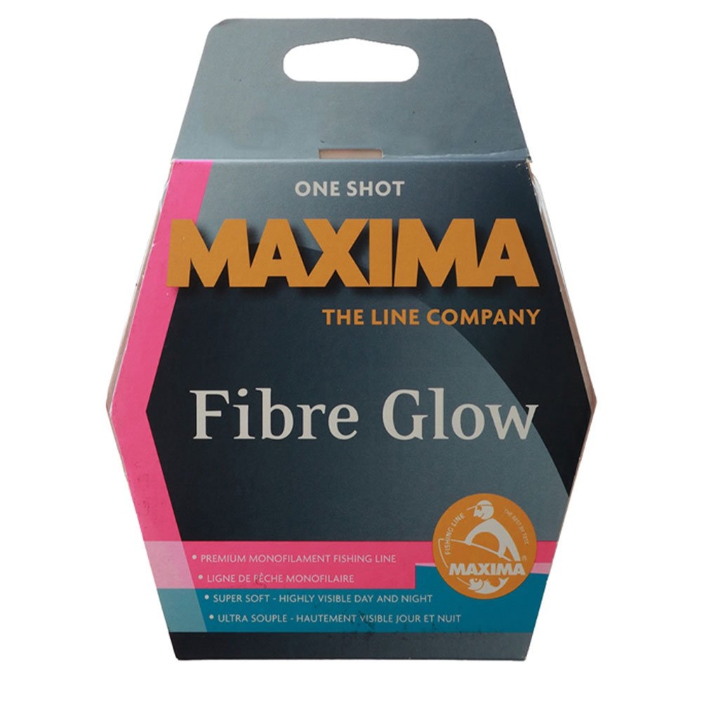 Maxima Fibre Glow Pink Monofilament Line 300m