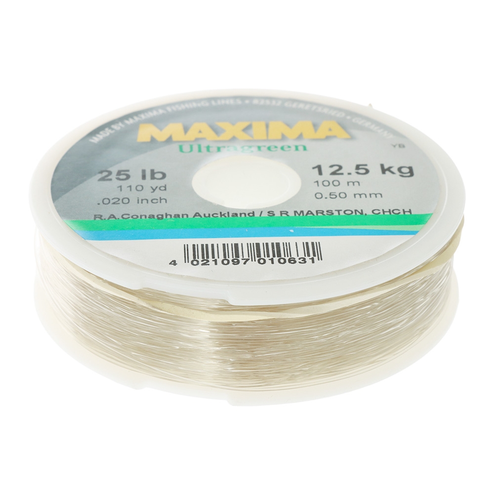 Maxima Ultragreen Monofilament 100m 25lb 0.50mm