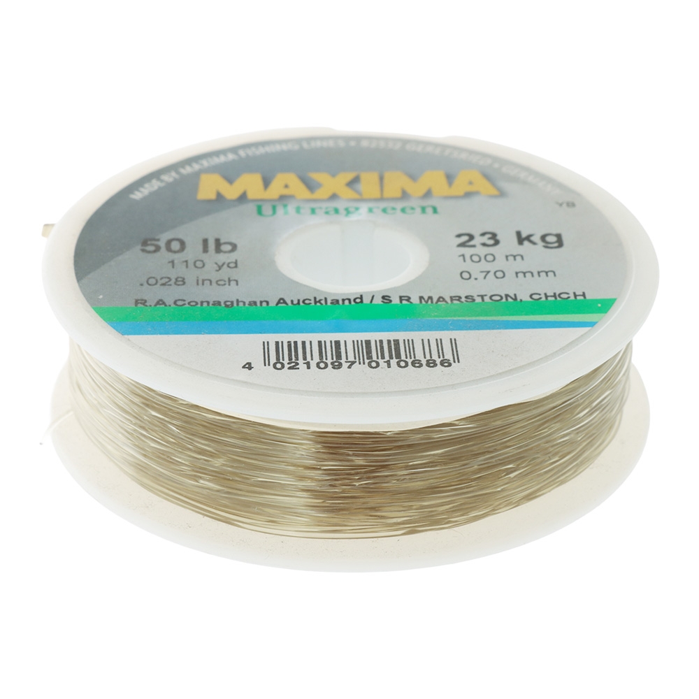 Maxima Ultragreen Monofilament 100m 50lb 0.70mm