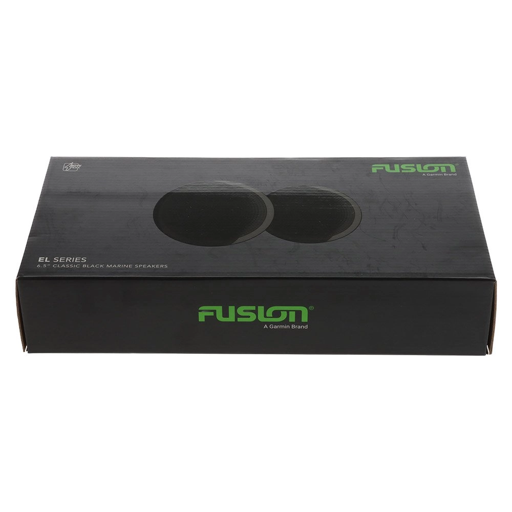 Fusion EL Series Marine Speakers 6.5in 80W Classic Black Fusion EL Series Marine Speakers 6.5in 80W Classic Black