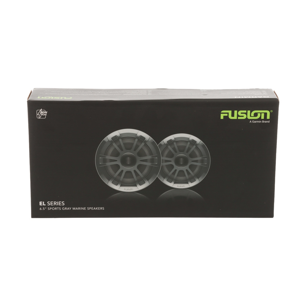 Fusion EL Series LED Marine Speakers 6.5in 80W Sports Grey