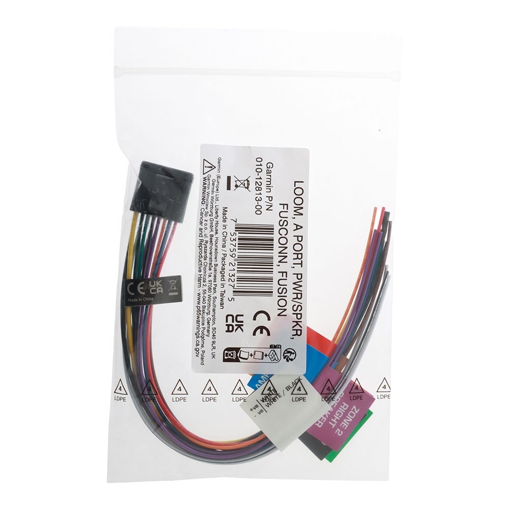 Fusion Stereo Power and Speaker Connector Cable