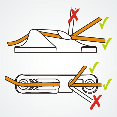 Clamcleat CL217 MK1 Side Entry Fairlead Starboard Silver