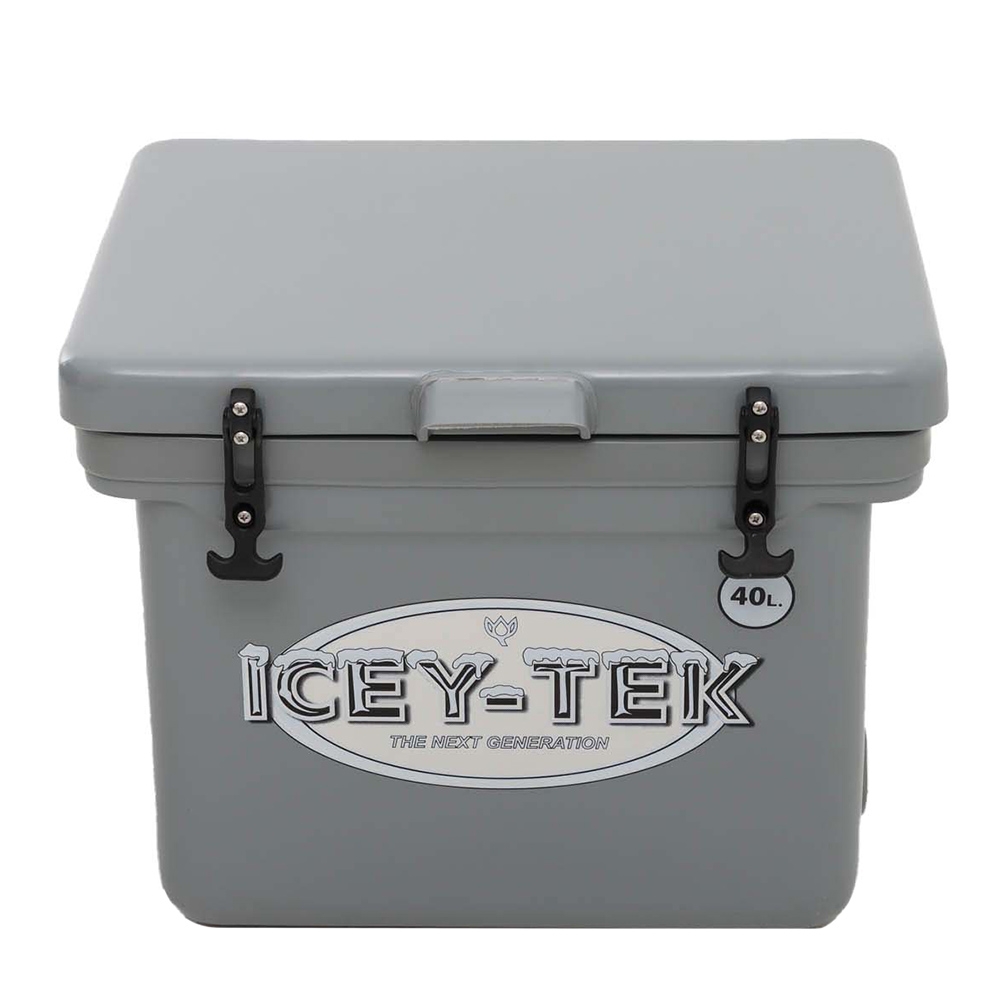 Icey-Tek Cube Chilly Bin Cooler 40L Light Grey