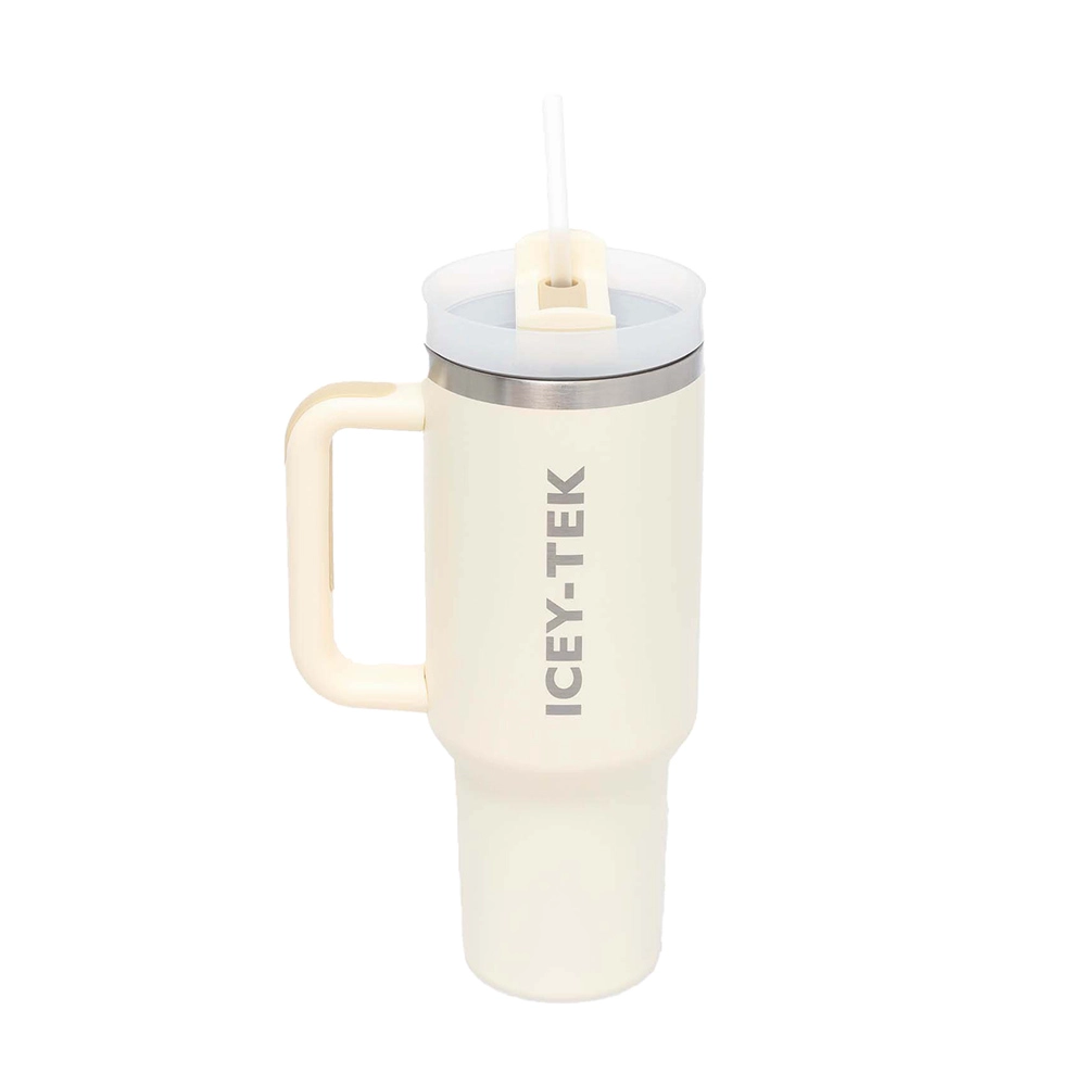 Icey-Tek Smoothie Insulated Travel Mug 1L Milky White Icey-Tek Smoothie Insulated Travel Mug 1L Milky White
