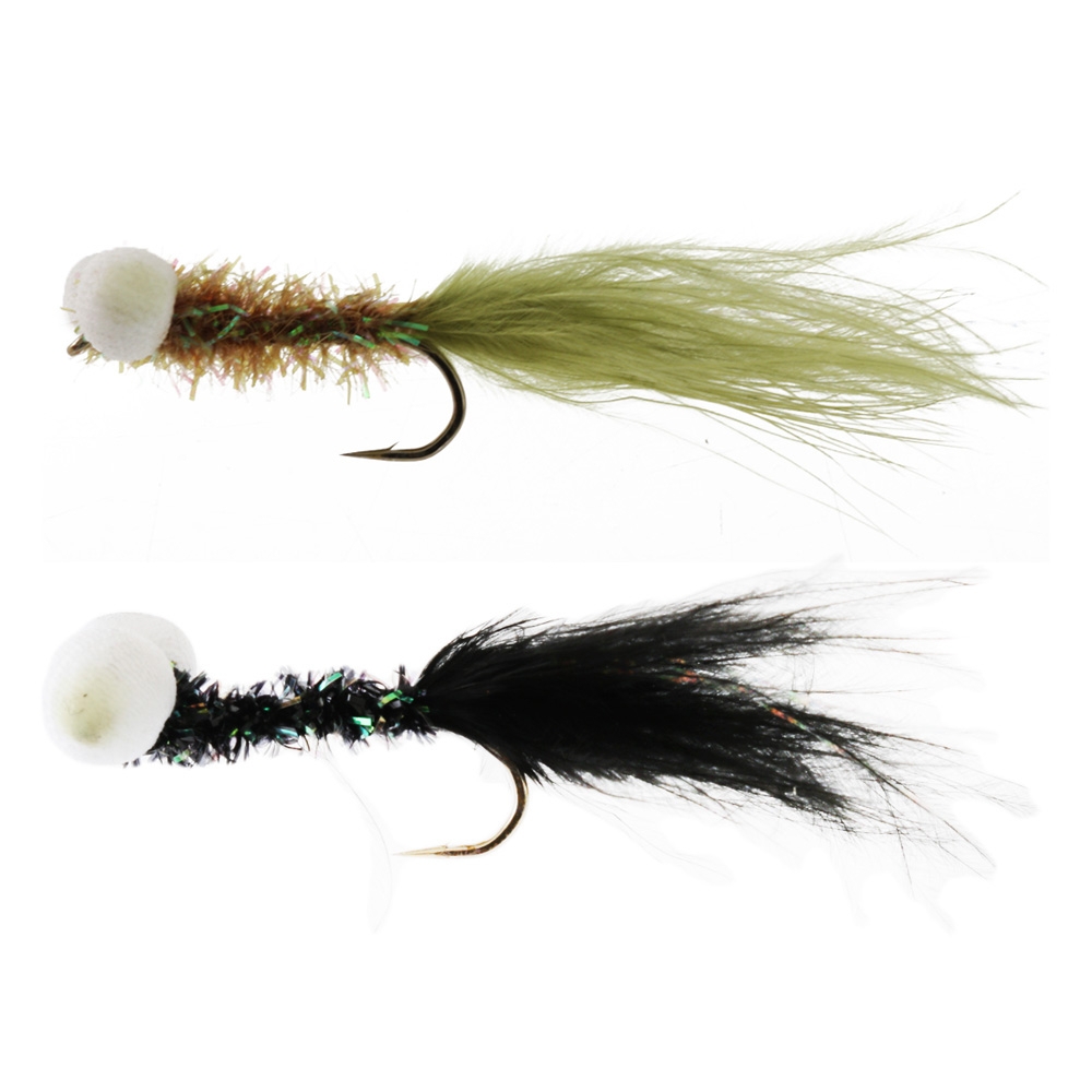 Black Magic Booby Fly with Foam Eyes 5cm