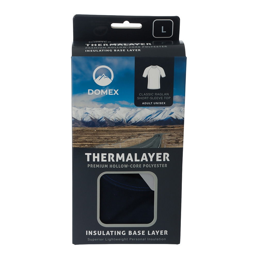 Domex Thermalayer Short Sleeve Thermal Top Navy L