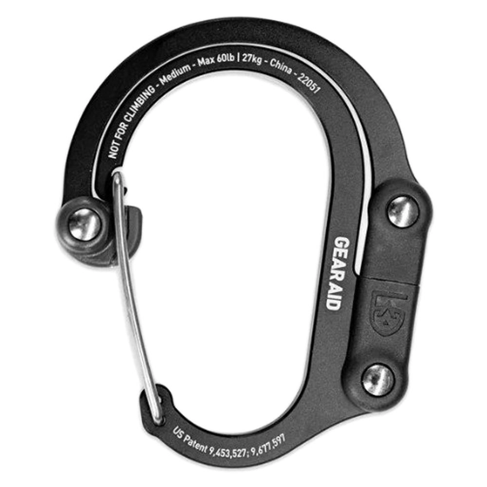 Gear Aid Heroclip Hybrid Gear Clip Medium Black Gear Aid Heroclip Hybrid Gear Clip Medium Black