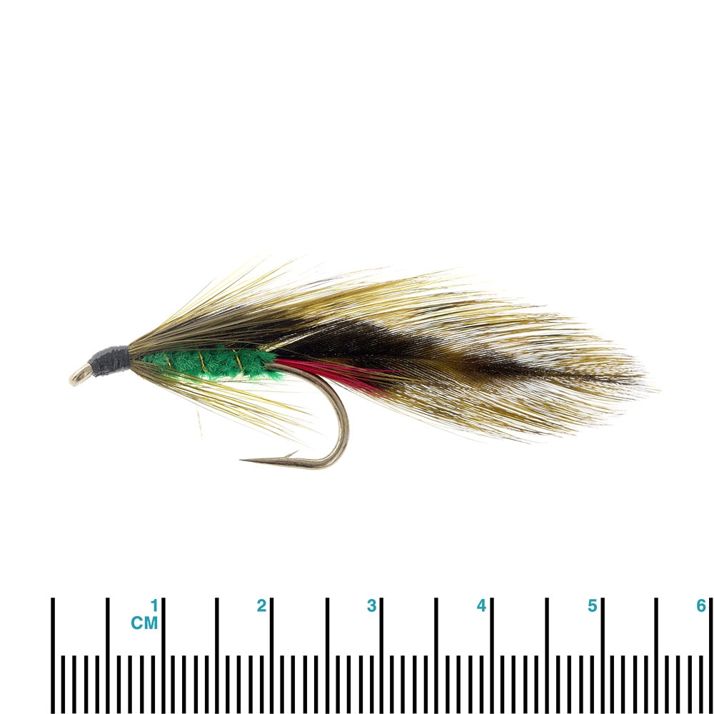 Black Magic Green Orbit Trout Fly A04 5.5cm