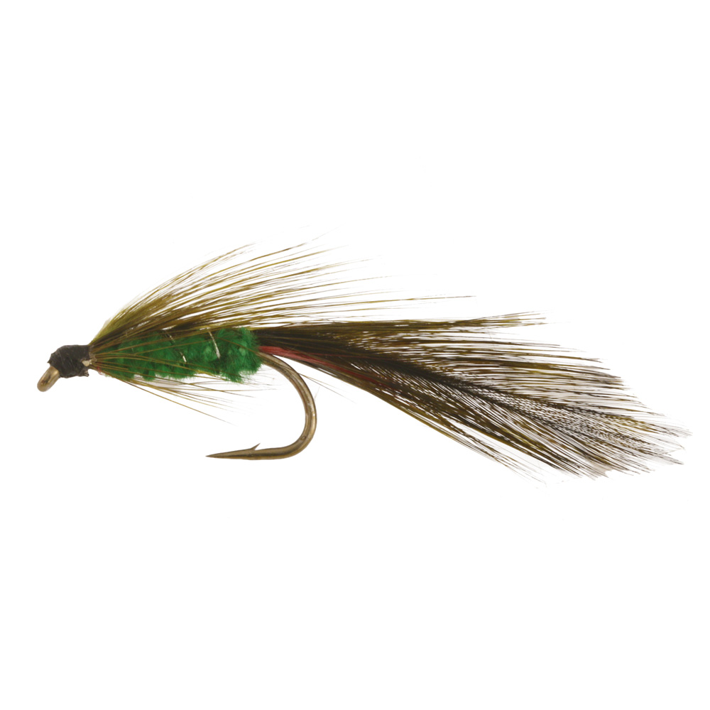 Black Magic Green Orbit Trout Fly A06 4.5cm