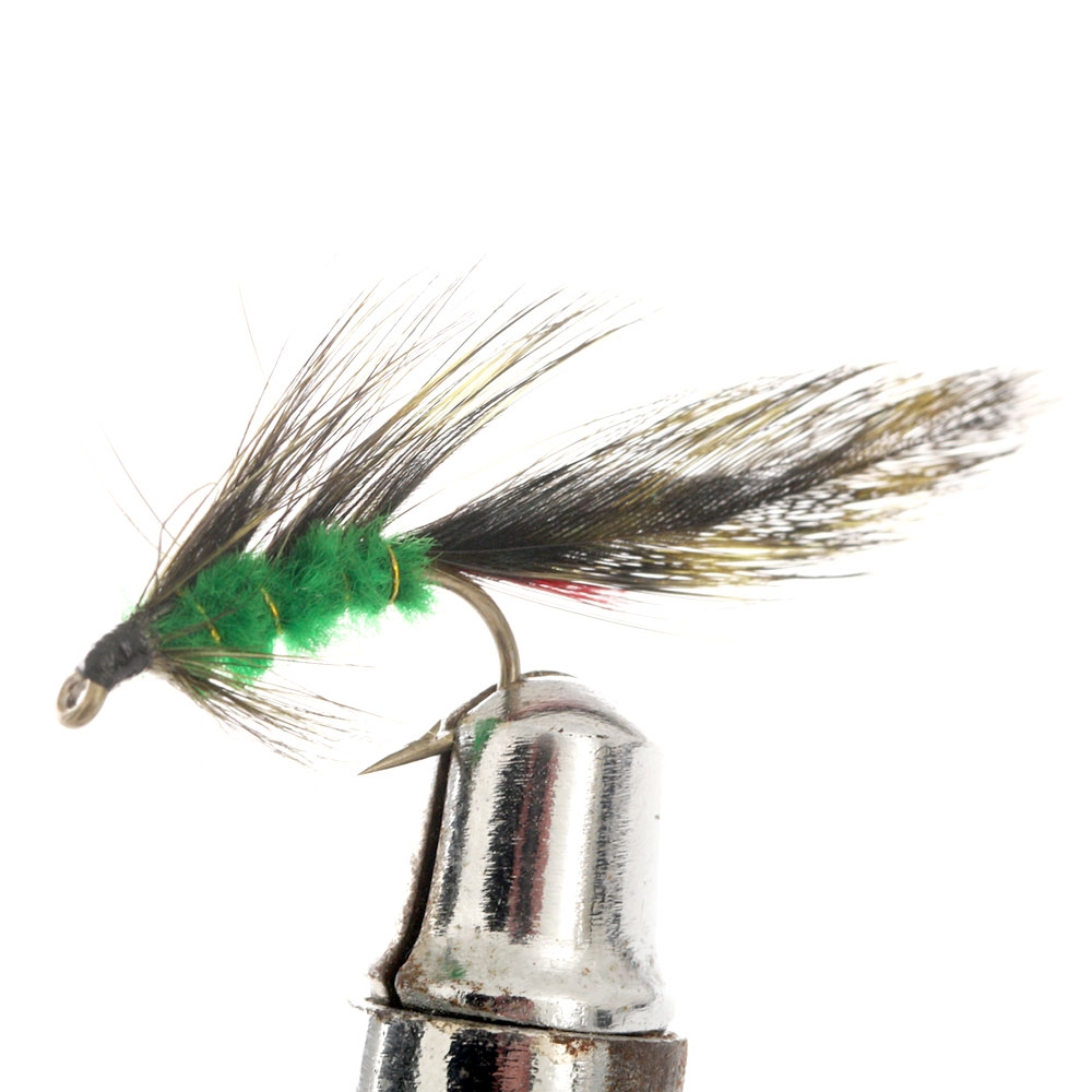 Black Magic Green Orbit Trout Fly A08 4cm