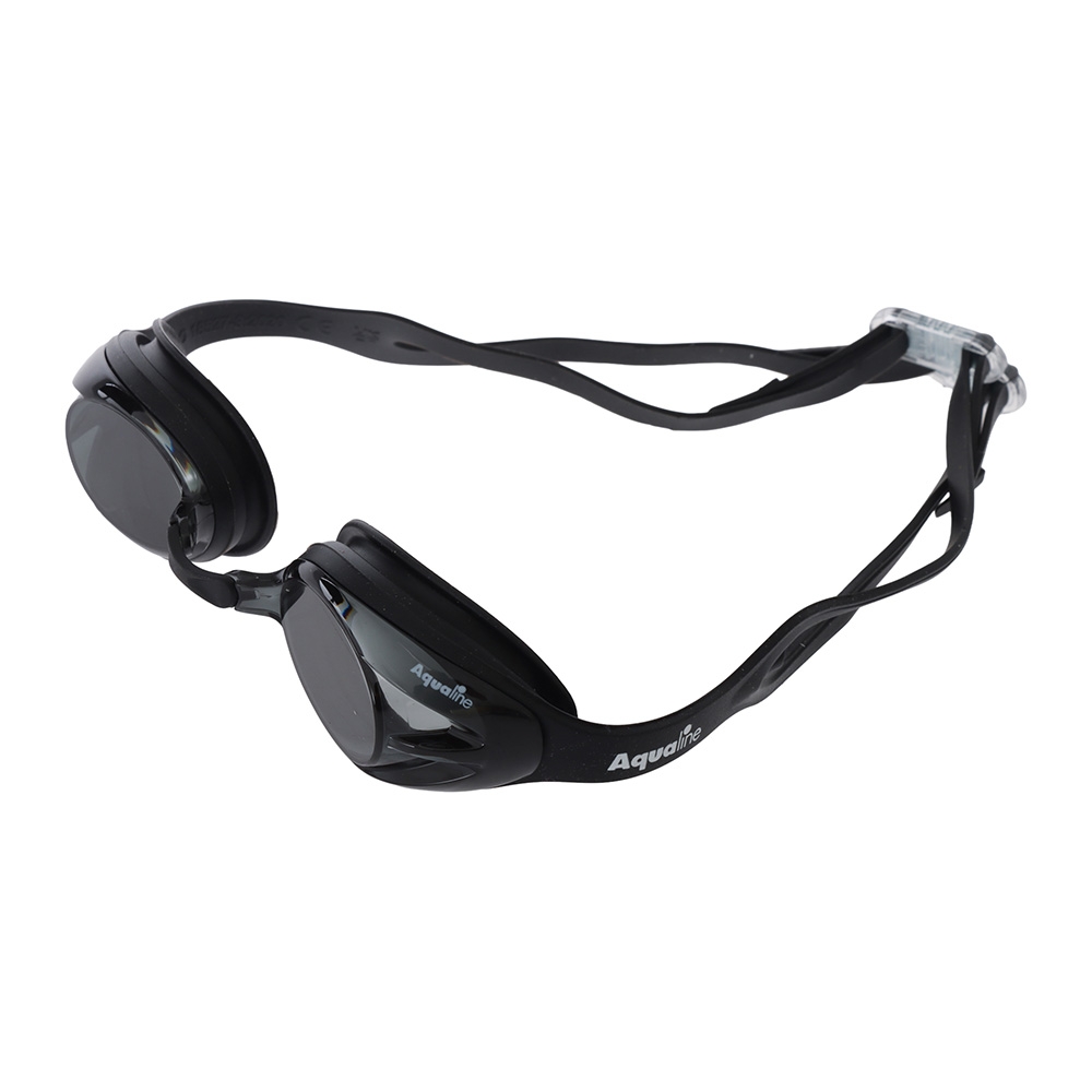 Aqualine Elite Swimming Goggles Black