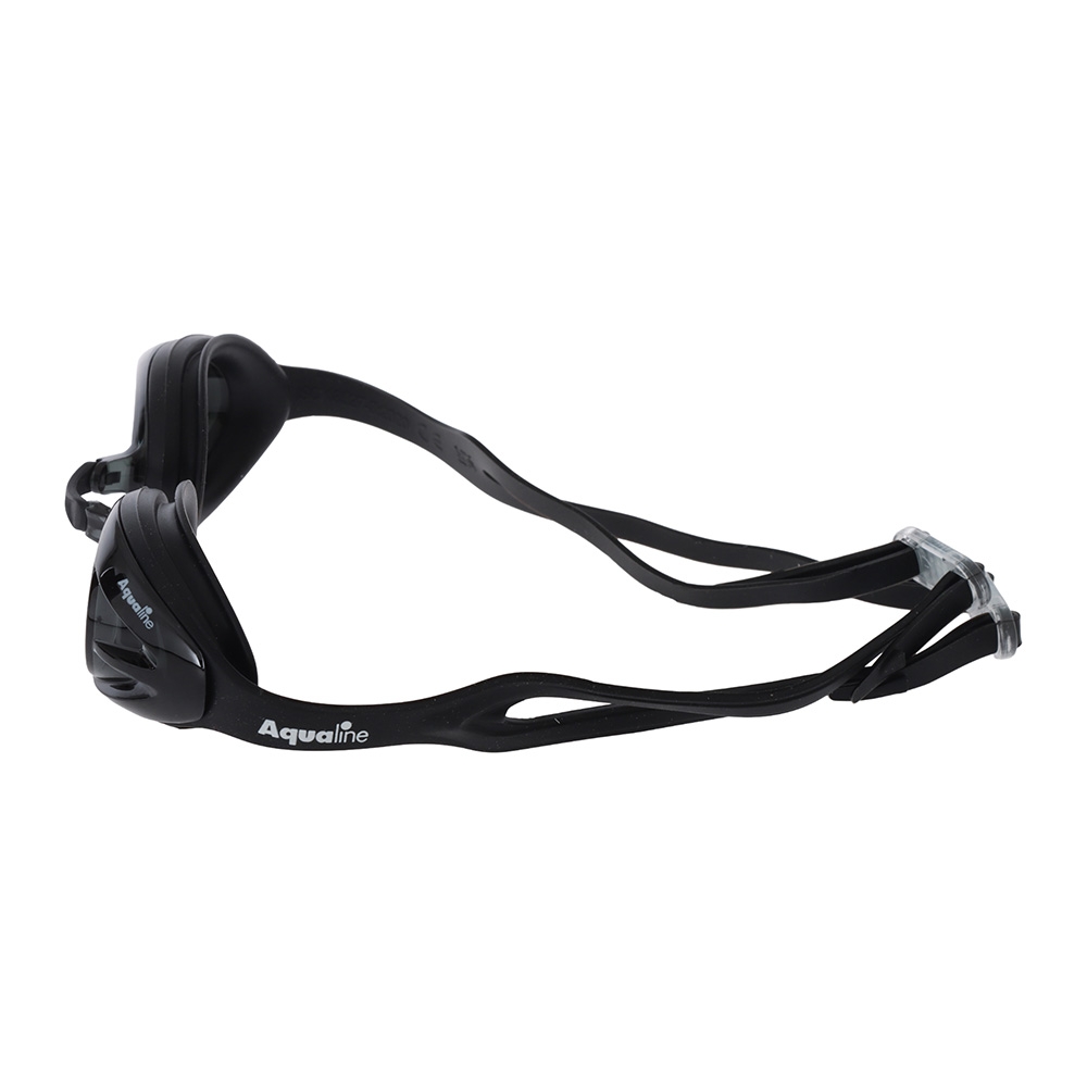 Aqualine Elite Swimming Goggles Black