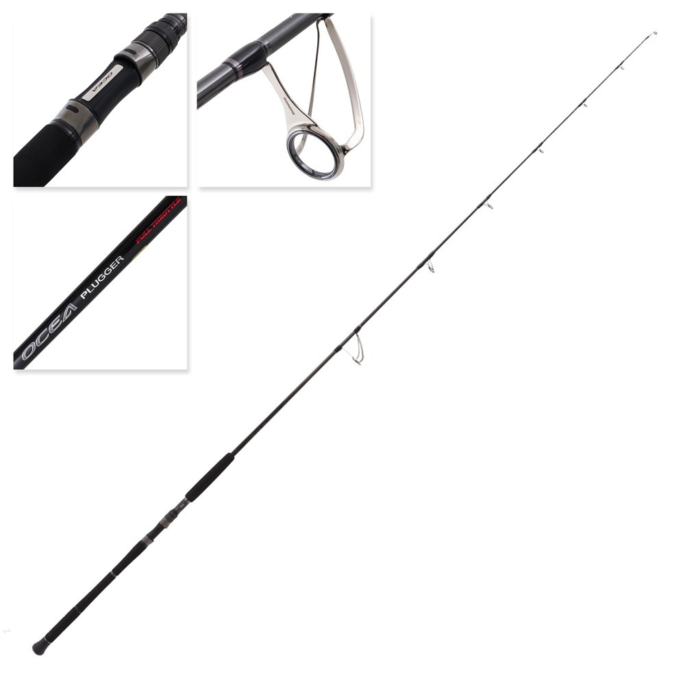 Shimano 24 Ocea Plugger Full Throttle MH Topwater Rod 8ft 3in PE6 2pc