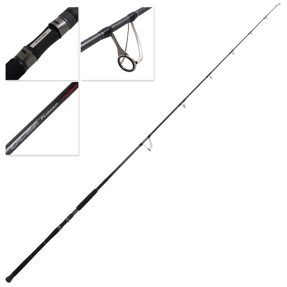 Shimano Stella SW D 14000 XGD Ocea Plugger Full Throttle Heavy Topwater Spin Combo 8ft 8in PE8 2pc with Braid