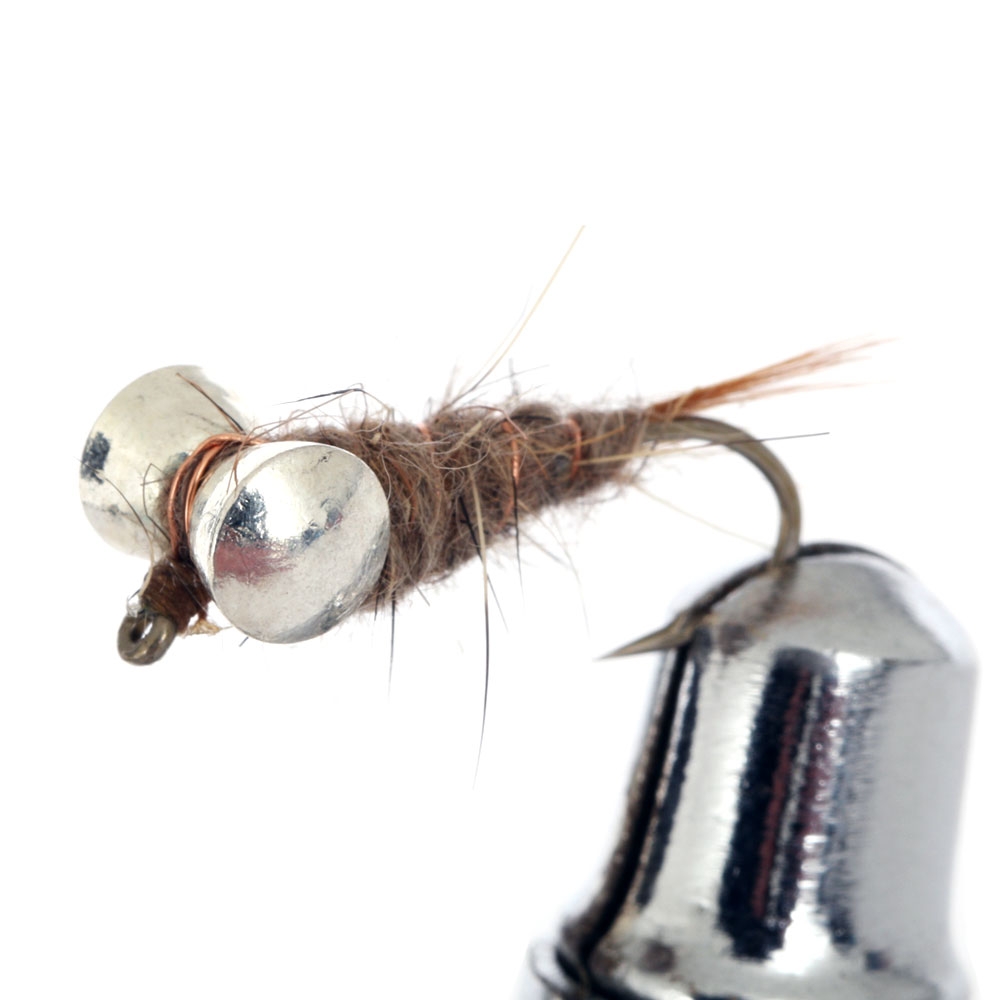 Black Magic Leadeye Hare and Copper Trout Fly 2cm