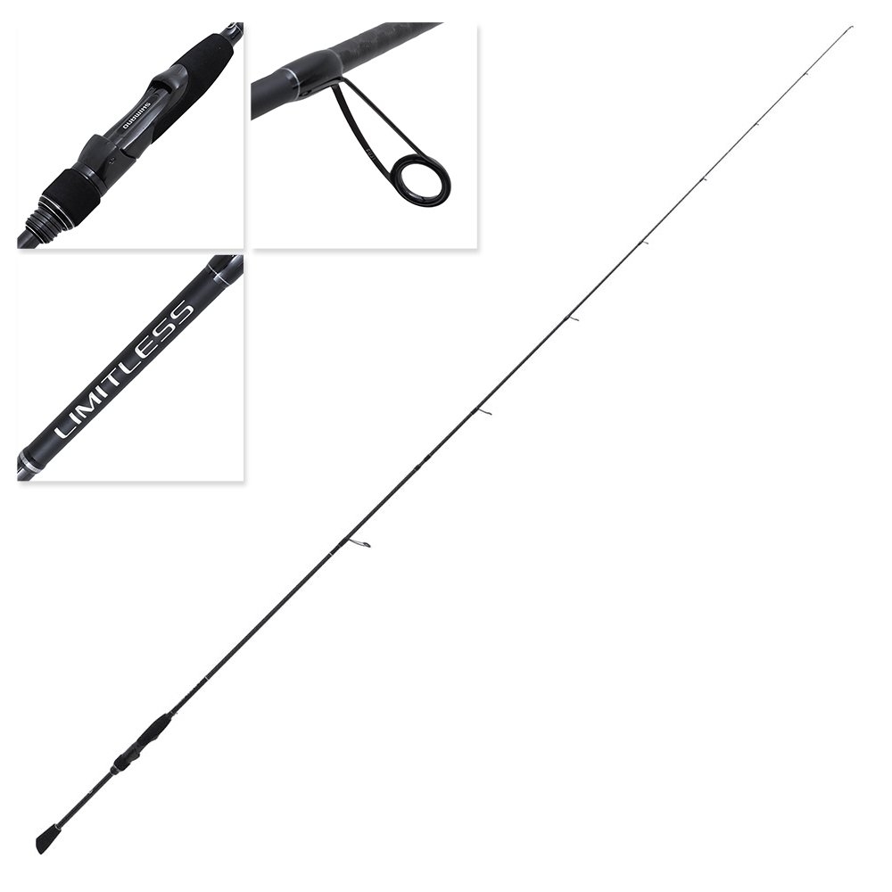Shimano Limitless Light Softbait Spin Rod 7ft 3-5kg 2pc