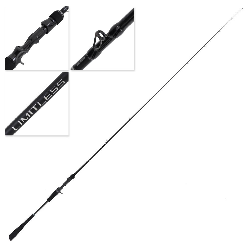 Shimano Limitless Overhead Slow Jig Rod 6ft 6in PE2 Max 200g 2pc