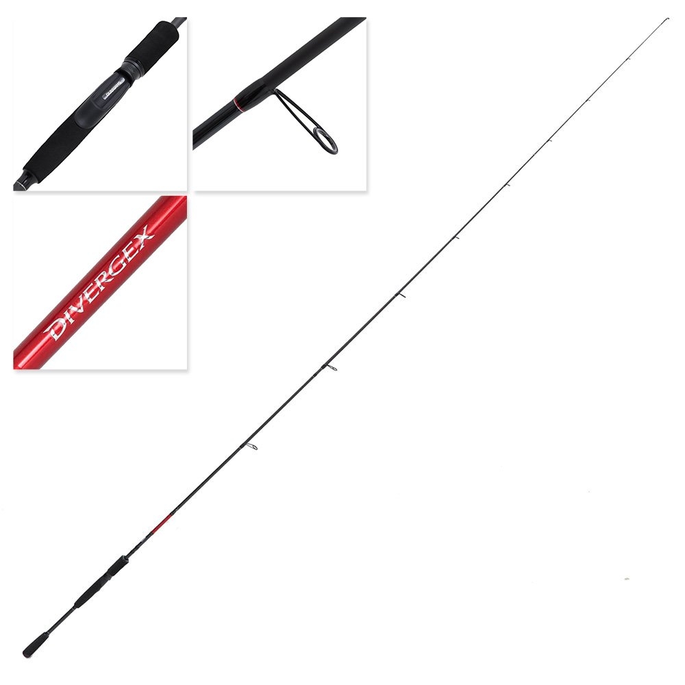 Shimano Divergex Medium Light Softbait Spin Rod 8ft 3-5kg 2pc