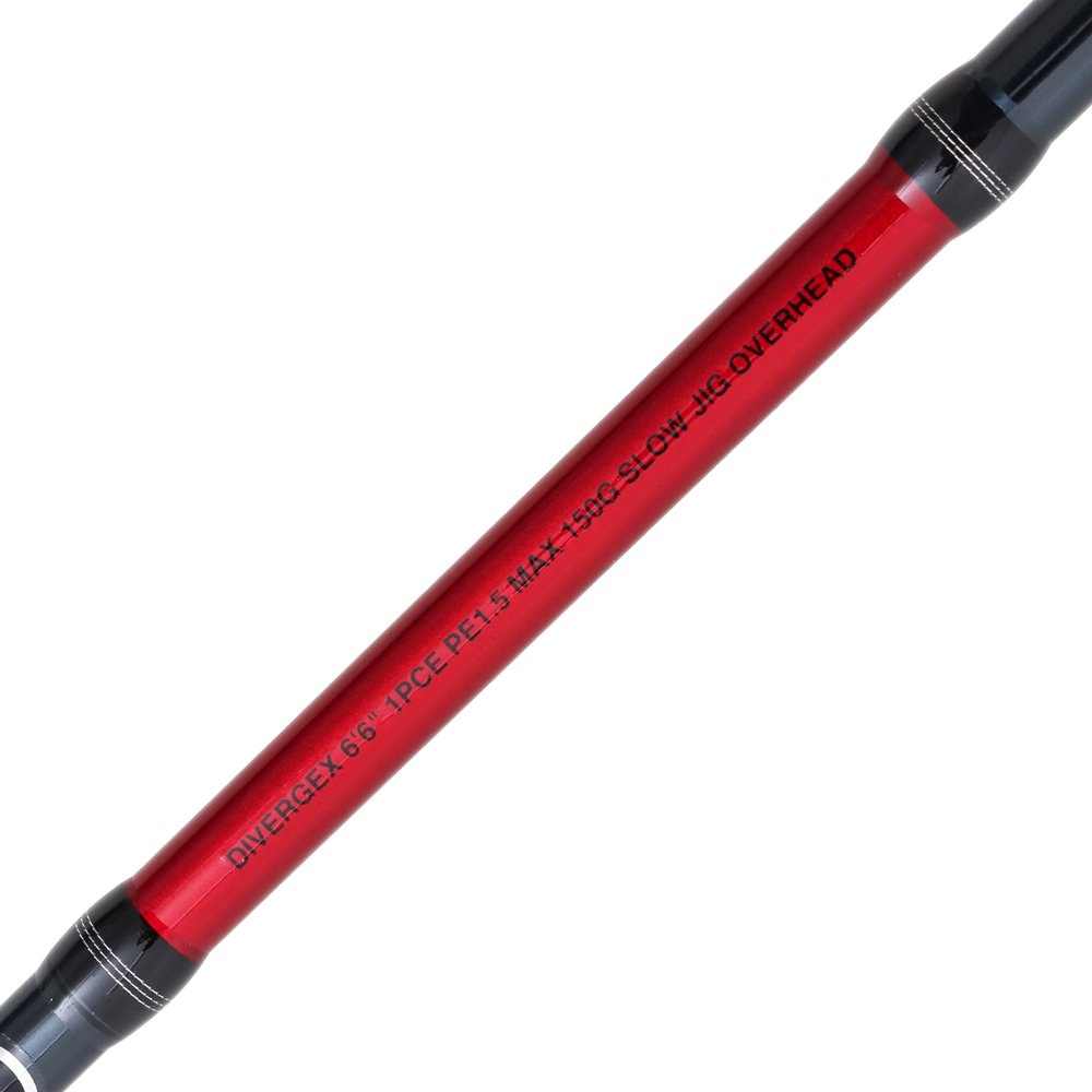 Shimano Divergex Overhead Slow Jig Rod 6ft 6in PE1.5 10lb-25lb 1pc