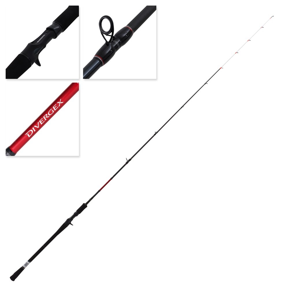 Shimano Divergex Overhead Slow Jig Rod 6ft 6in PE2 15lb-30lb 1pc