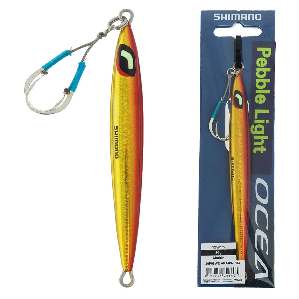 Shimano Ocea Pebble Light Micro Jig 80g Akakin