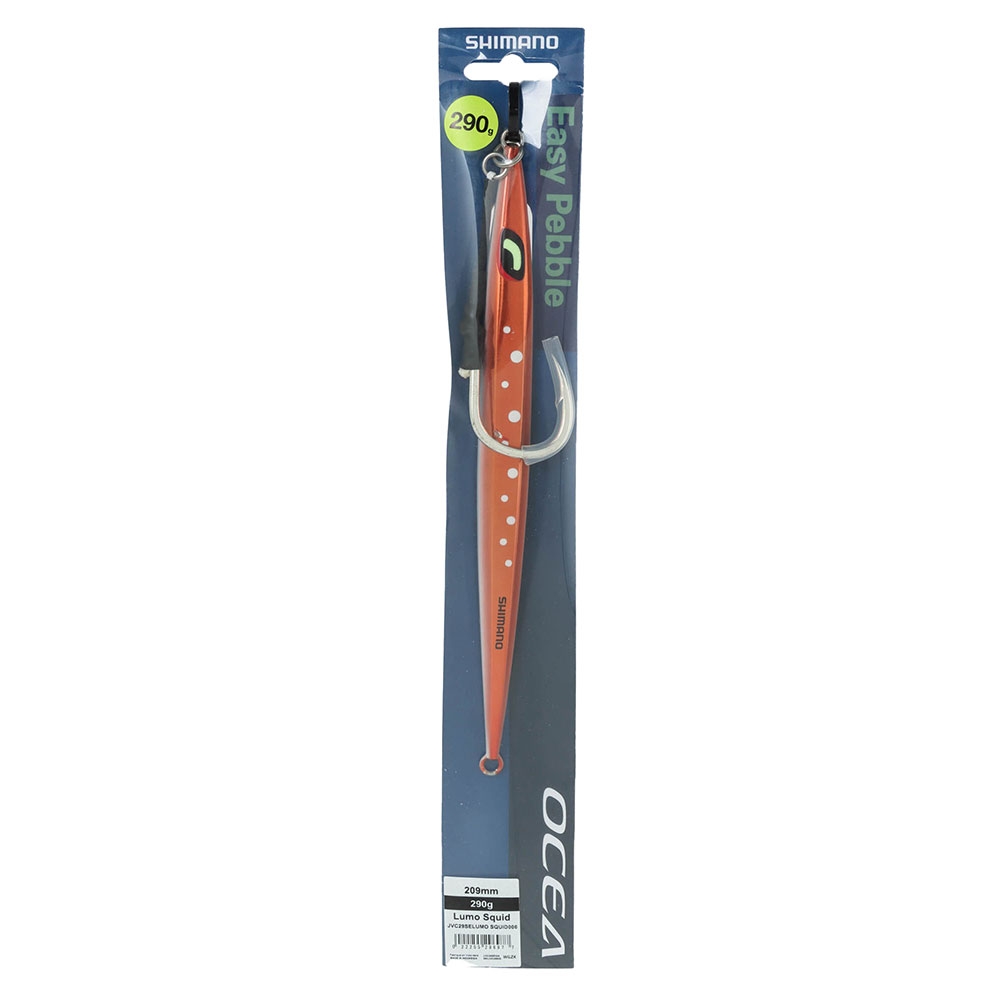 Shimano Ocea Easy Pebble Jig 290g Lumo Squid Holo