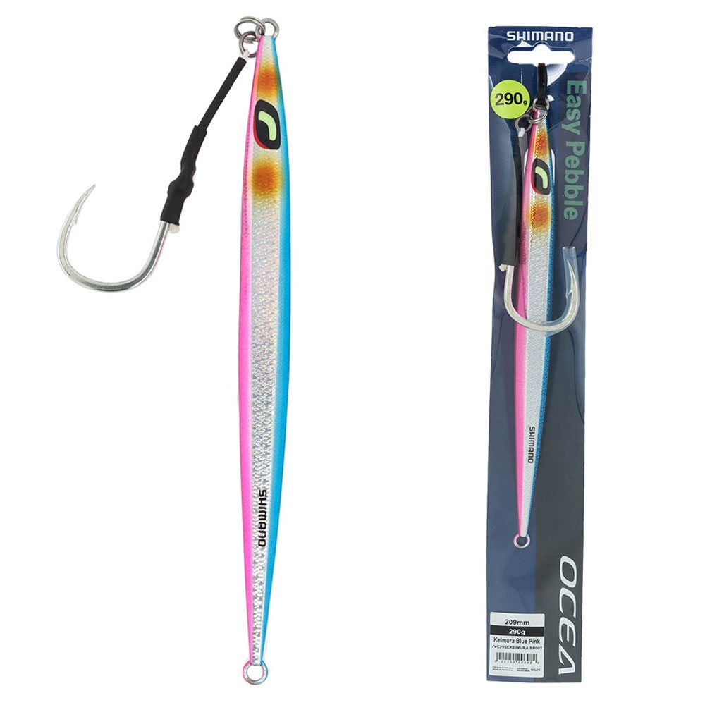 Shimano Ocea Easy Pebble Jig 290g Blue Pink Holo