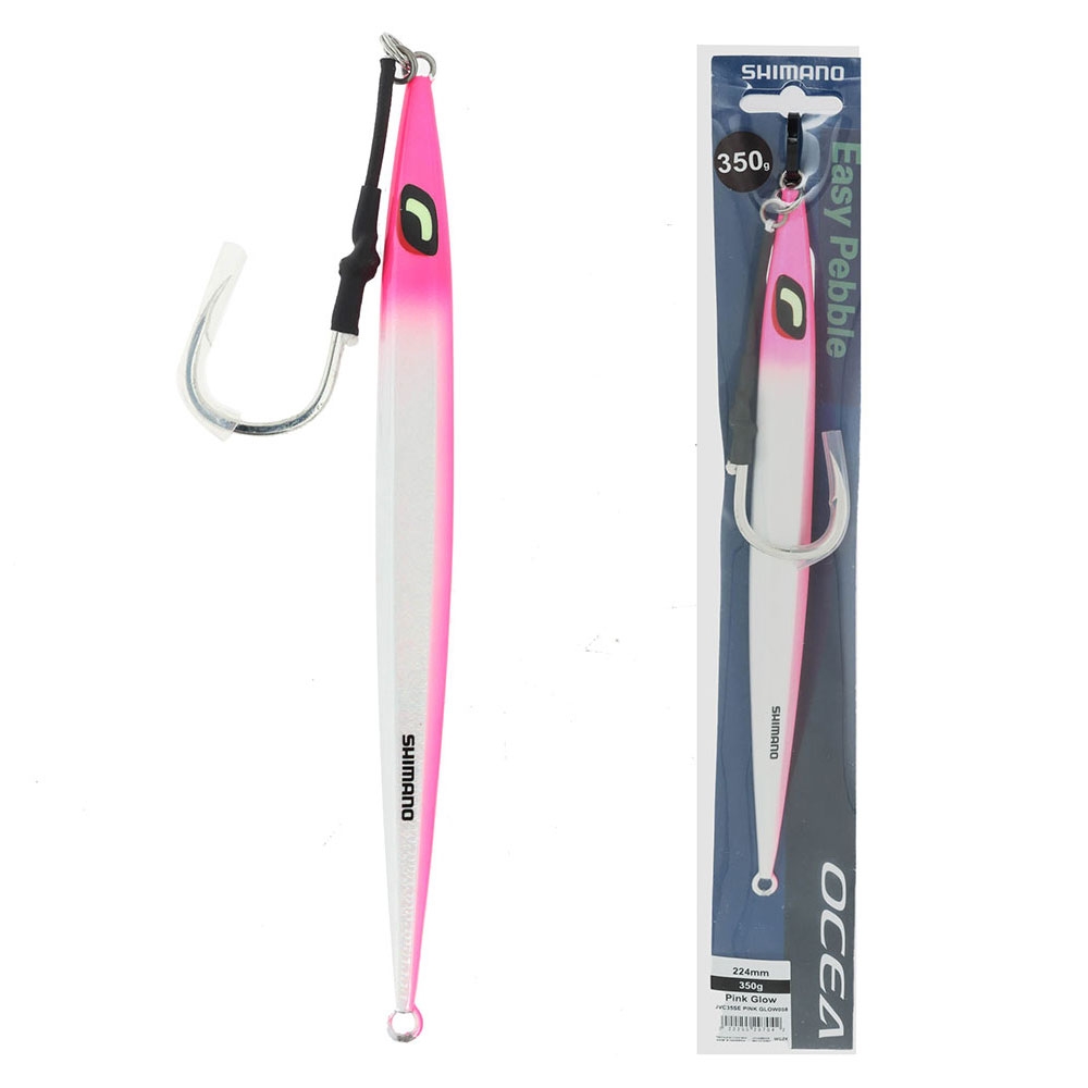 Shimano Ocea Easy Pebble Jig 350g Pink Glow