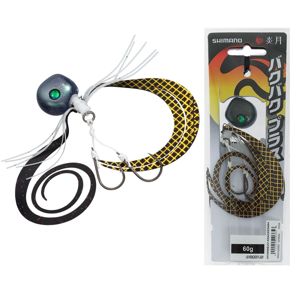 Shimano Tiger Baku Baku Plus Slider Jig 60g Kraken UV