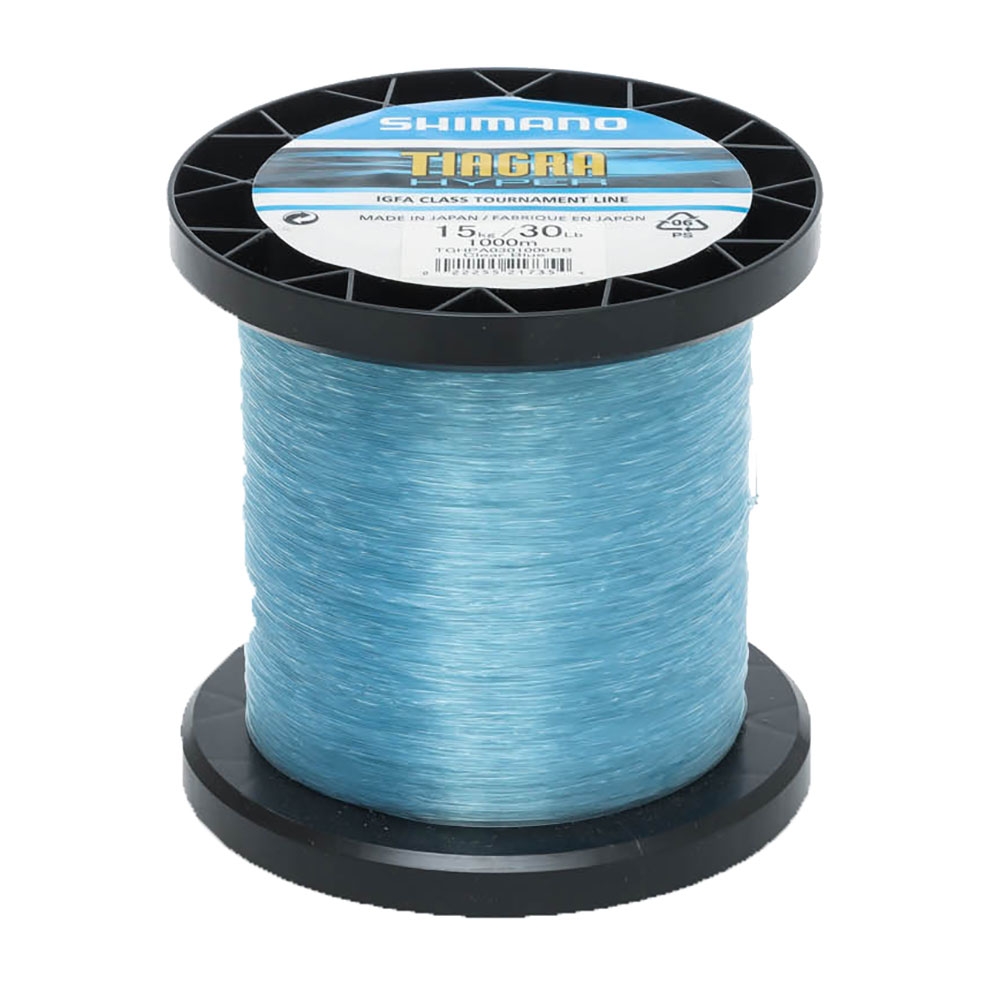 Shimano Tiagra Hyper IGFA Monofilament Line Crystal Blue 1000m 15kg