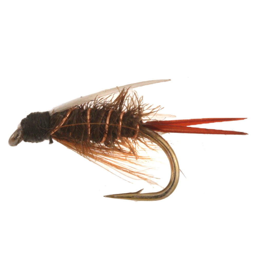 Black Magic Prince Nymph Trout Fly A14 1.5cm