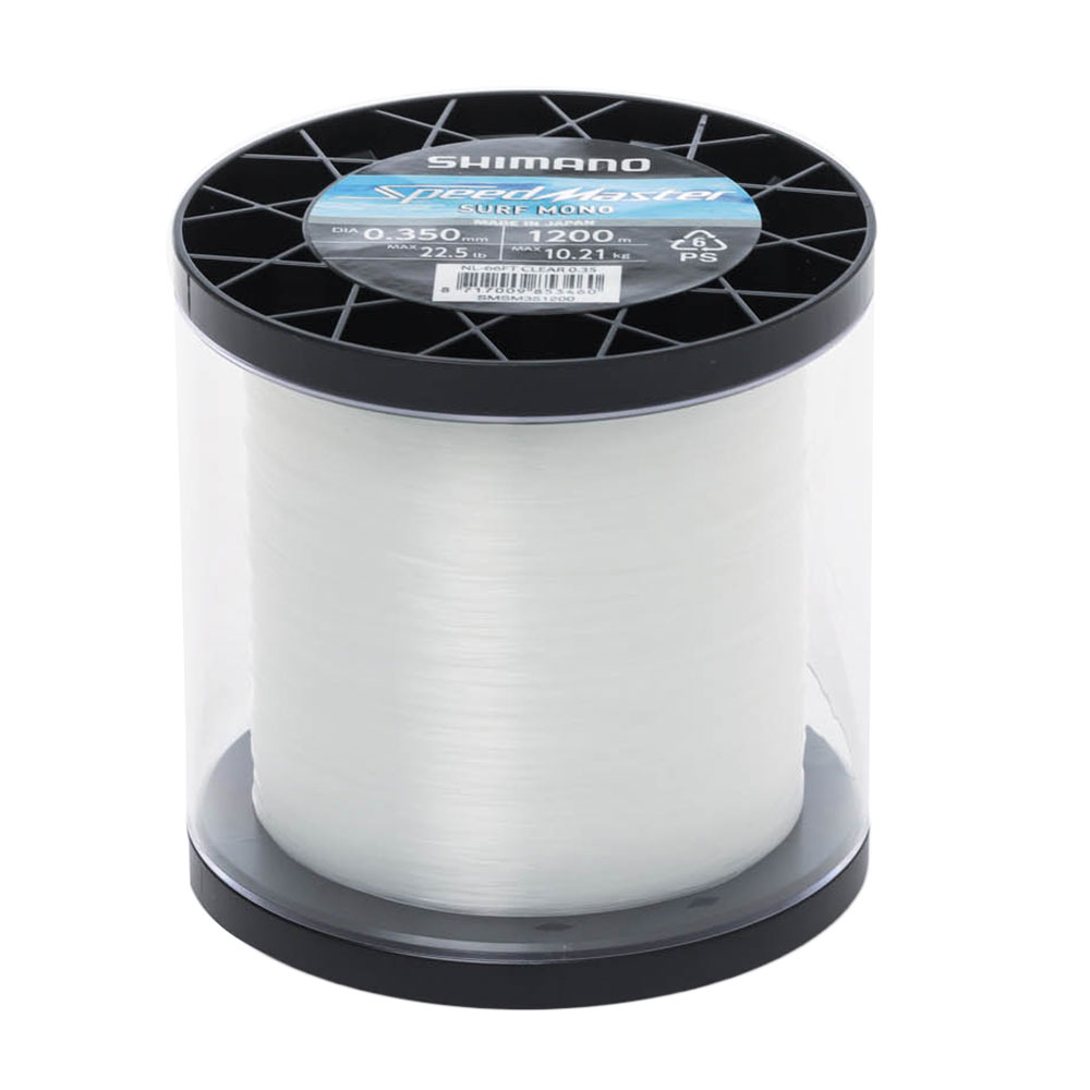 Shimano Speedmaster Surf Monofilament Line 1200m 10.2kg/22.5lb 0.35mm