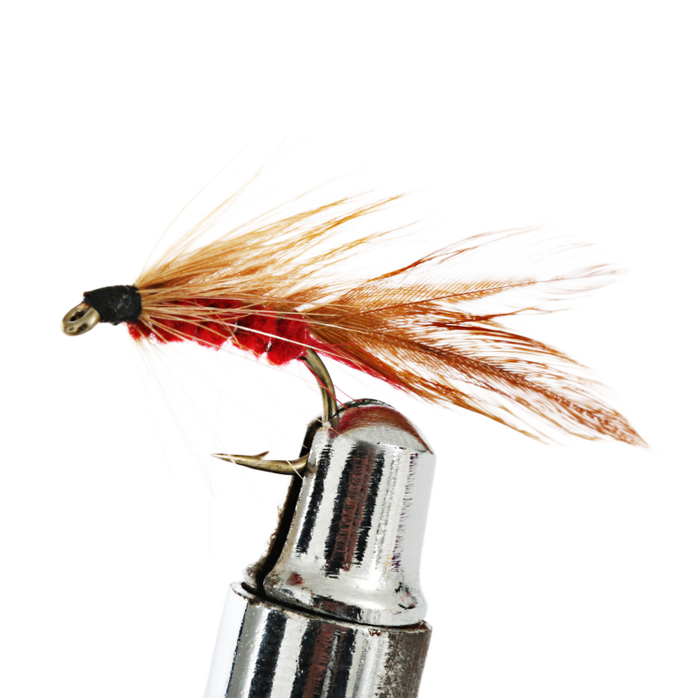 Black Magic Red Ginger Mick Trout Fly 4.5cm