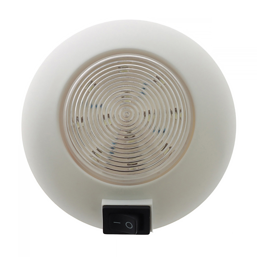 SeaSense 12 LED Accent Light with Switch Surface Mount White 12V