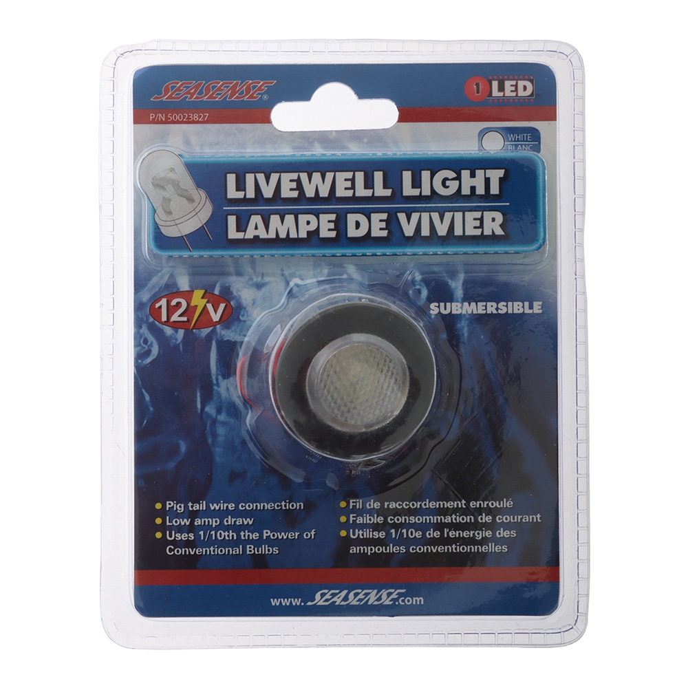 SeaSense Waterproof Crystal LED Livewell Light White