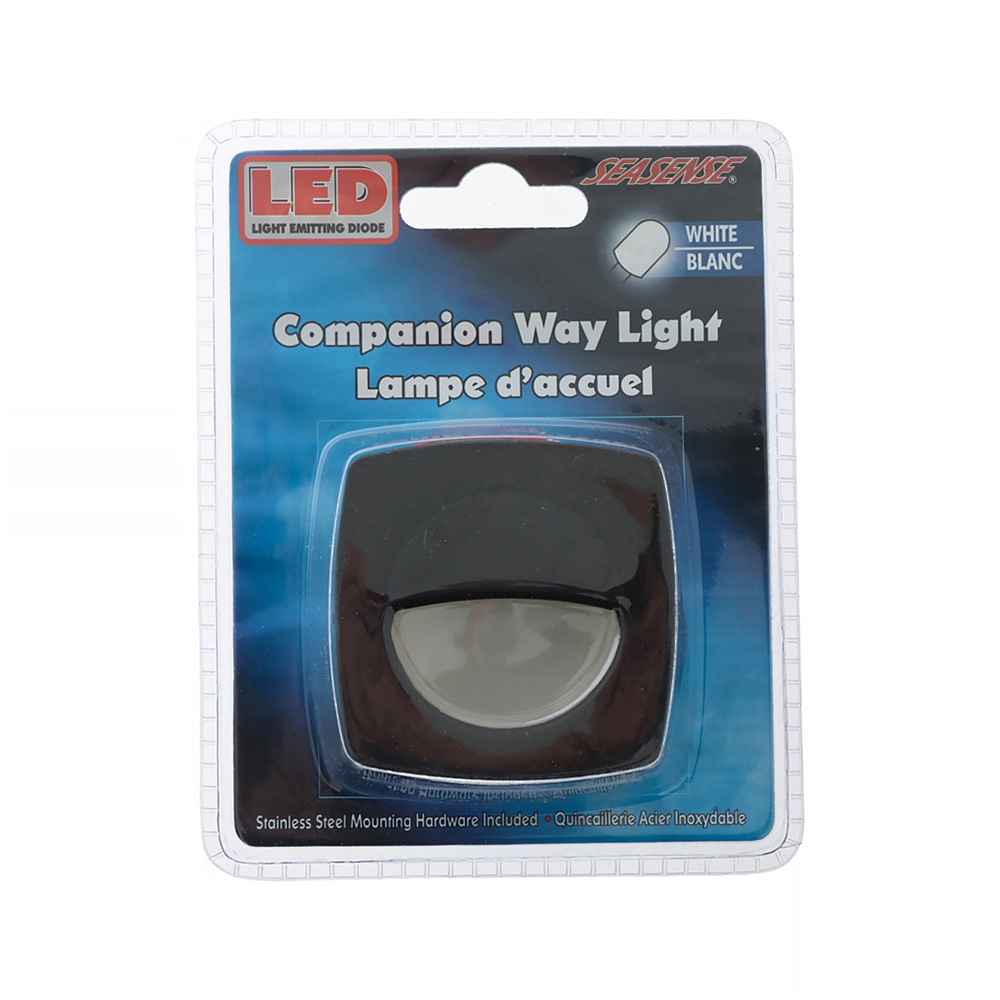 SeaSense 3 LED Companion Way Accent Light Black Cover White Light 12V