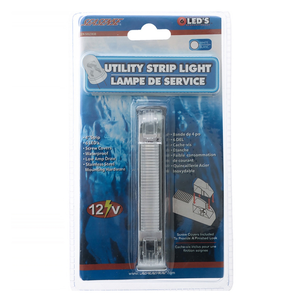 SeaSense 6 LED Utility Strip Light 4in White