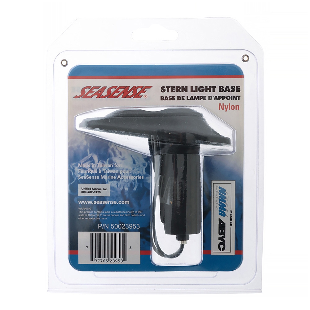 SeaSense Classic Stern Light Base Black Nylon