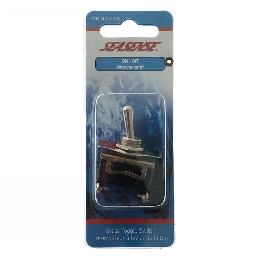 SeaSense ON/OFF Brass Toggle Switch