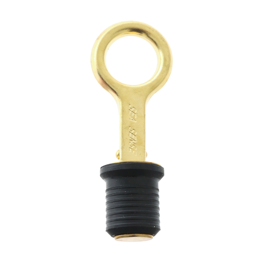 SeaSense Brass Snap Drain Plug 1in