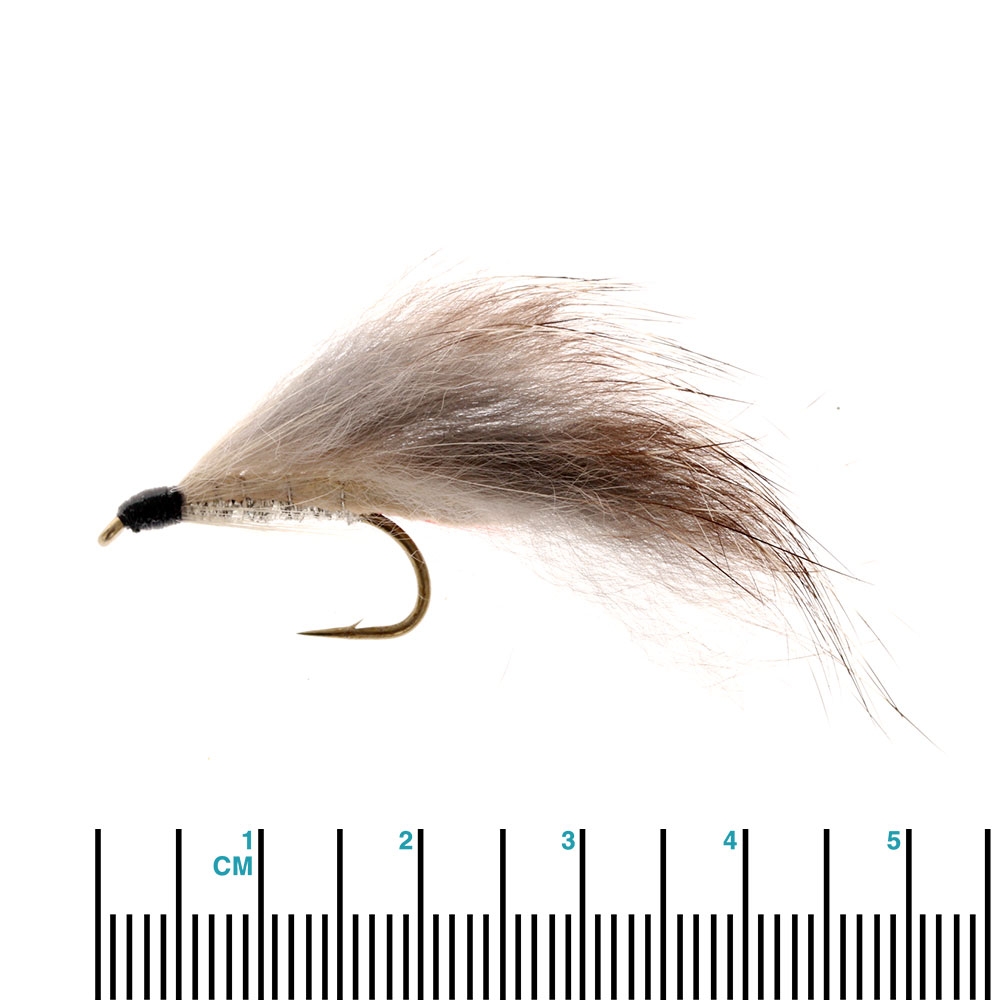 Black Magic Silver Rabbit Trout Fly Size A06 4.5cm